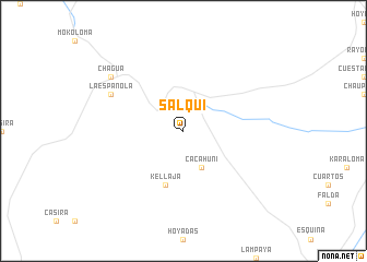 map of Salqui