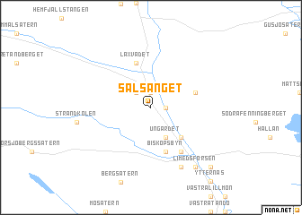 map of Sälsänget