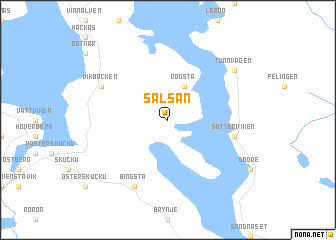map of Salsån