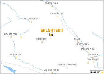 map of Sälsätern