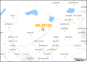 map of Salsäter