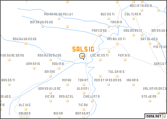 map of Sălsig