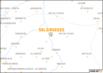 map of Salsipuedes