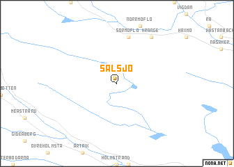 map of Salsjö