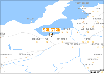 map of Salstad