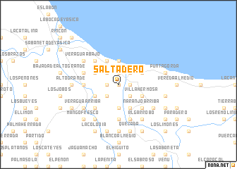 map of Saltadero