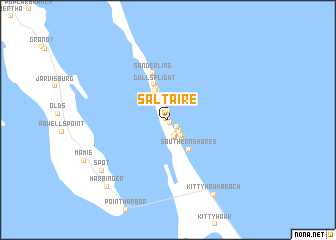 map of Saltaire