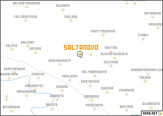 map of Saltanovo