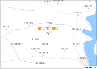 map of Saltanovo