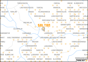 map of Saltán