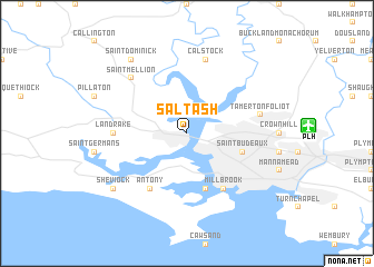 map of Saltash