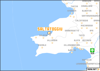 map of Saltatoggiu