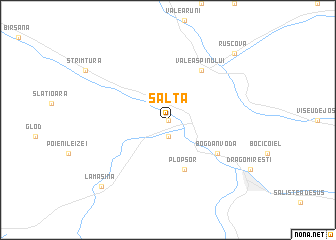 map of Salta