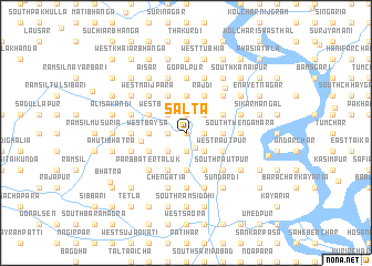 map of Salta