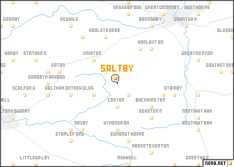 map of Saltby