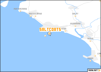 map of Saltcoats