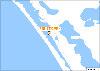 map of Salt Creek