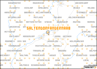 map of Saltendorf an der Naab