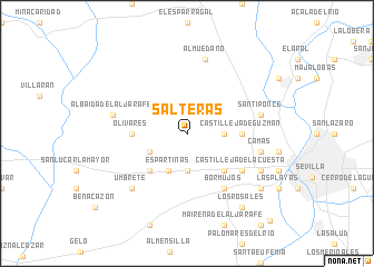 map of Salteras