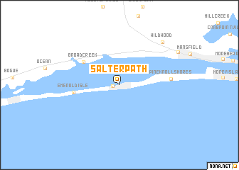 map of Salter Path