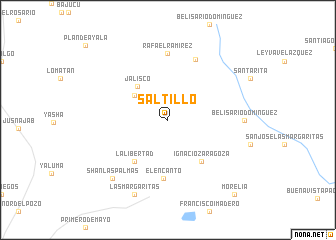 map of Saltillo