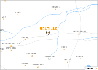 map of Saltillo