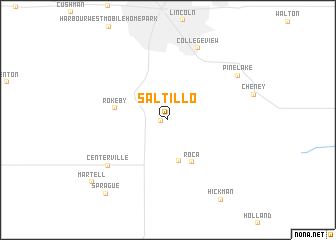 map of Saltillo