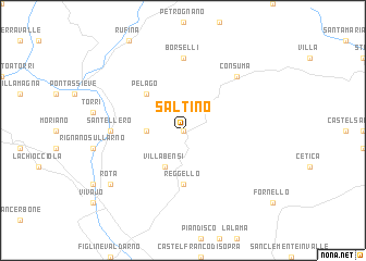 map of Saltino