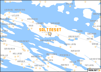 map of Saltneset