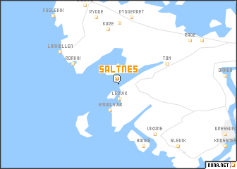 map of Saltnes