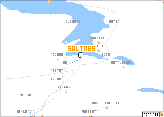 map of Saltnes