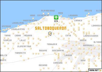 map of Salto Boquerón