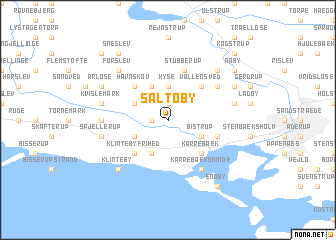 map of Saltø By