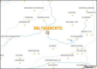 map of Salto de Acatic