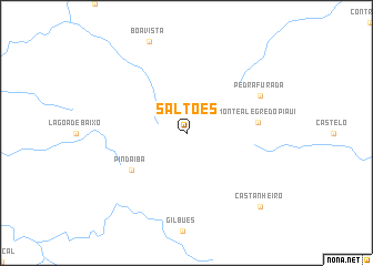 map of Saltões