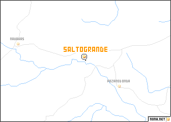 map of Salto Grande