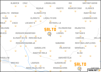 map of Salto