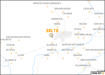 map of Salto