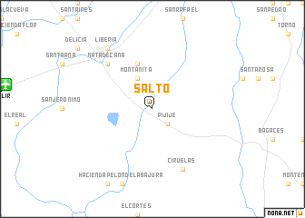 map of Salto