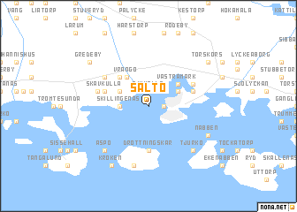 map of Saltö