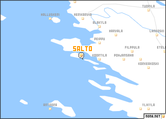 map of Sältö