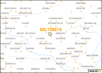 map of Saltragys