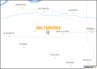 map of Salt Springs