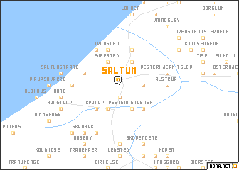 map of Saltum