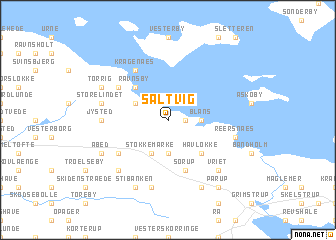 map of Saltvig