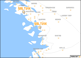 map of Saltvik