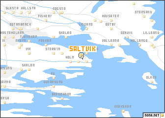 map of Saltvik