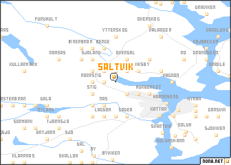 map of Saltvik