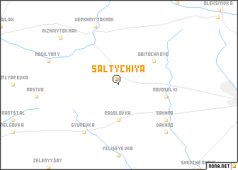 map of Saltychiya