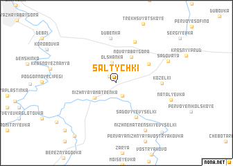 map of Saltychki